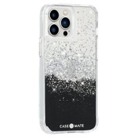 Case-Mate - Karat Onyx Hardshell Case w/ Antimicrobial for iPhone 13 Pro Max - Black/Gold - Angle_Zoom