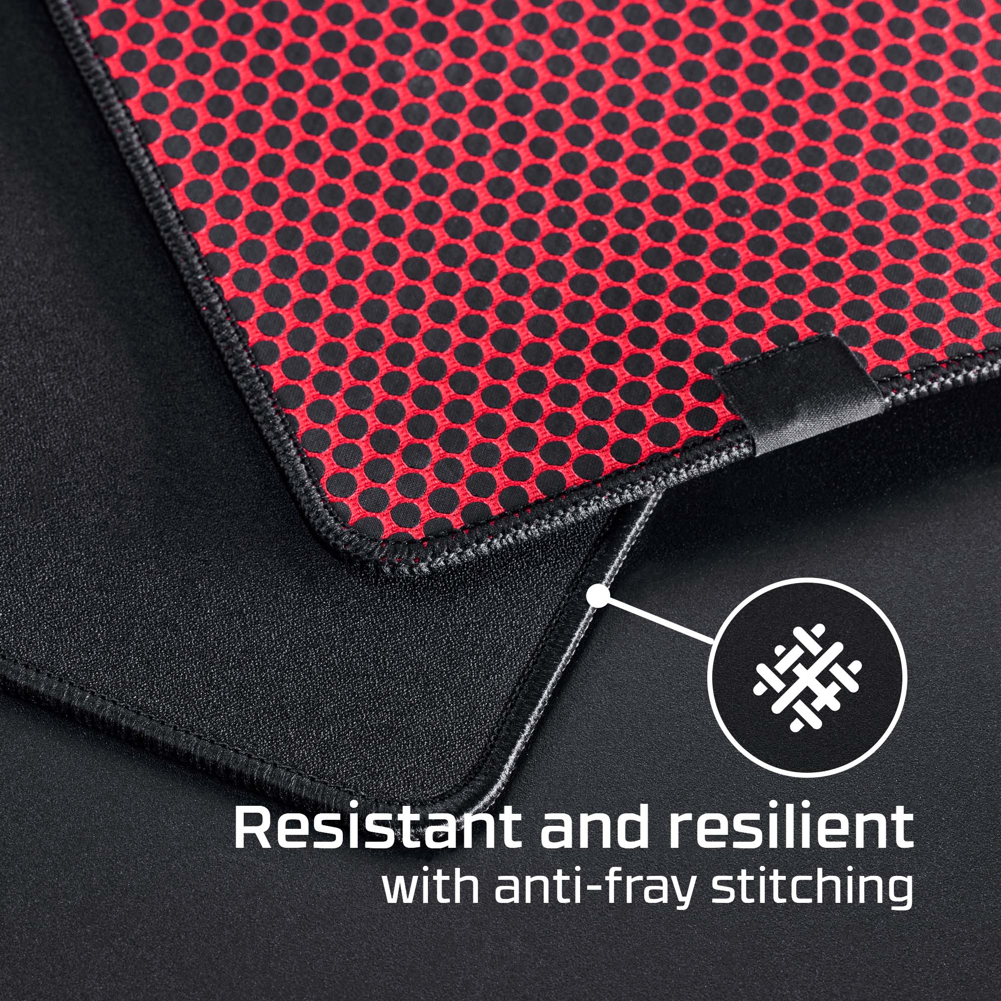 Resistant and resilient with anti-fray stitching.