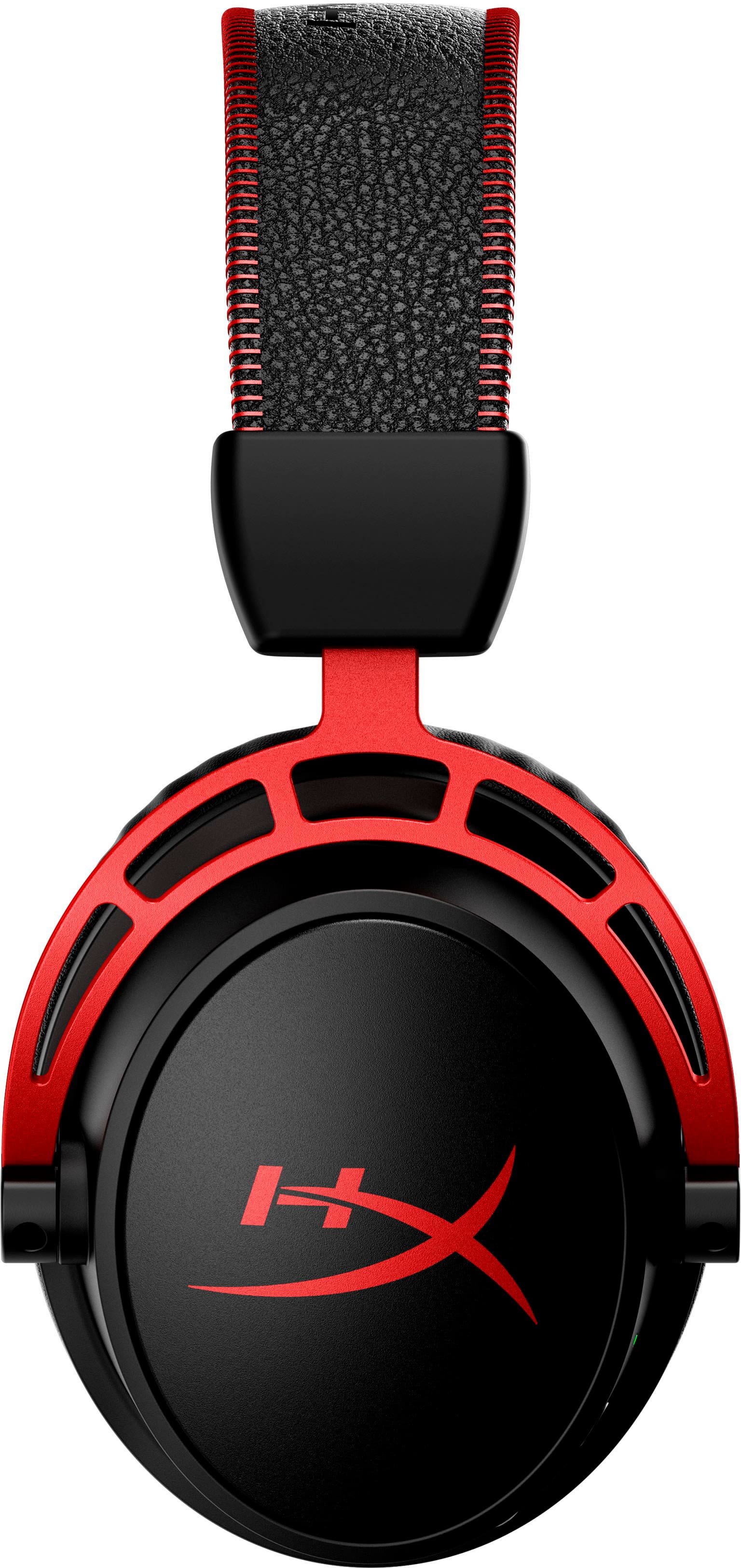 Left. HyperX - Cloud Alpha Wireless Gaming Headset for PC, PS5, and PS4 - Black/Red.