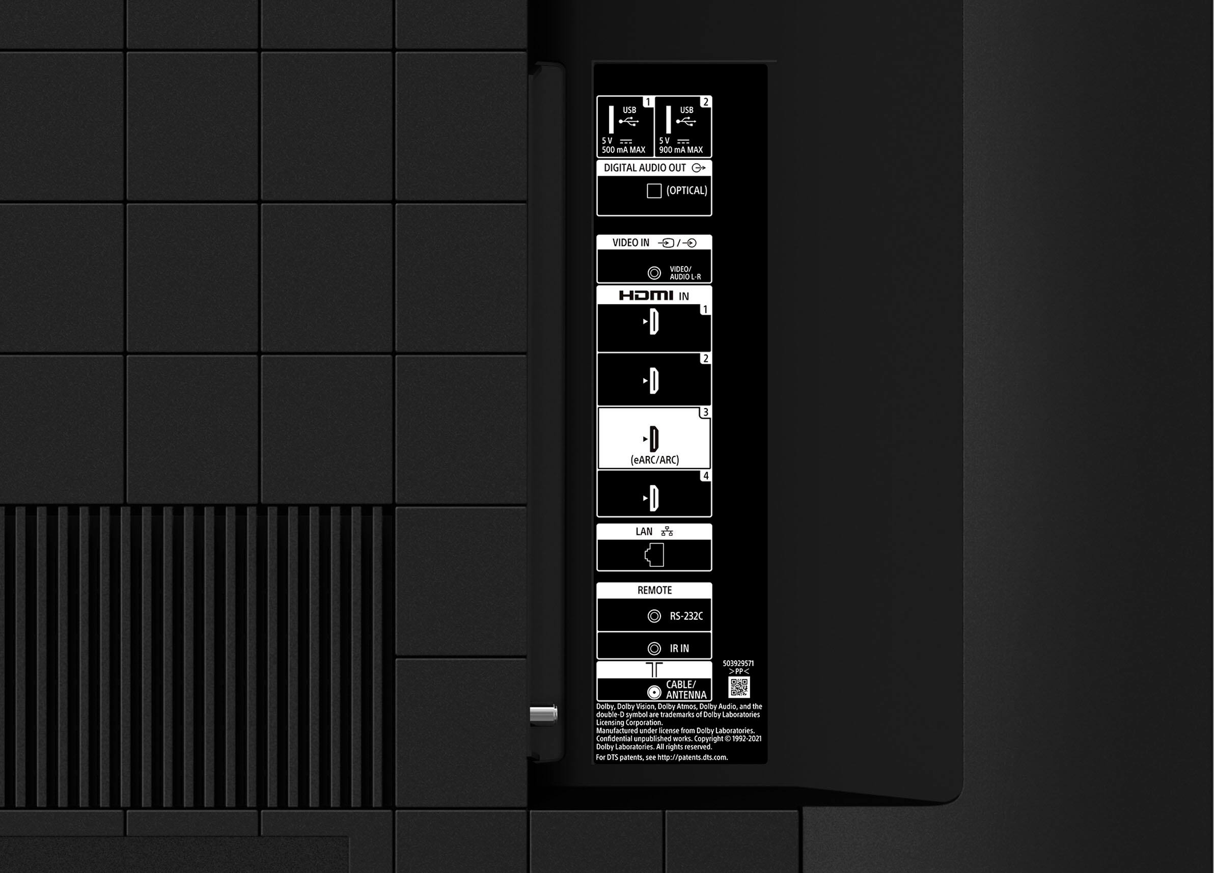 Alt View 2. Sony - 65" Class X80K LED 4K UHD Smart Google TV - Black.