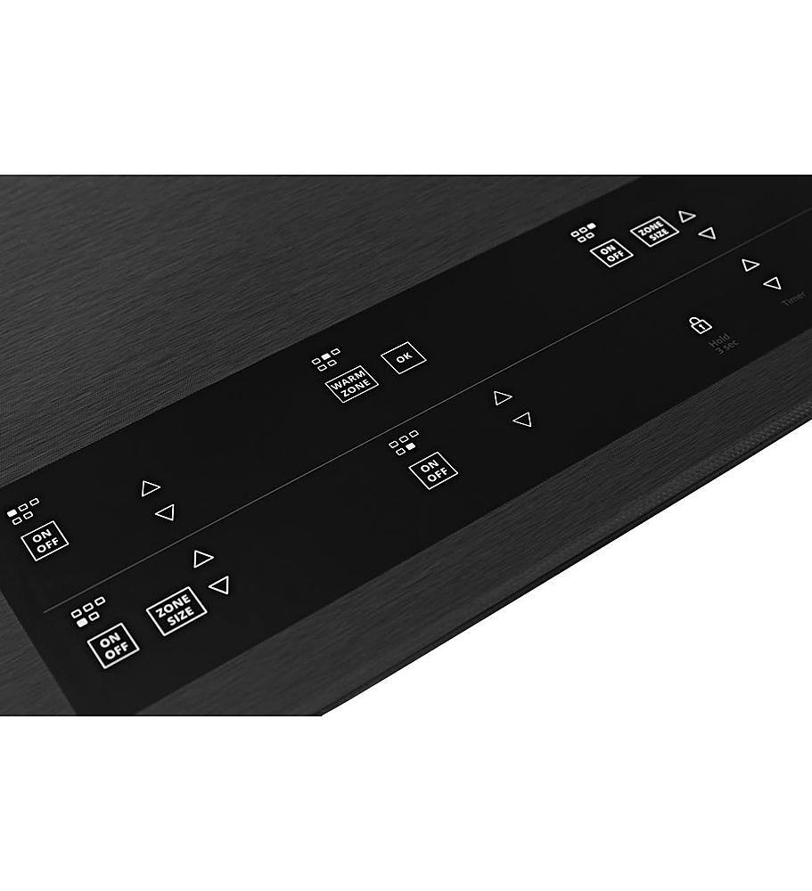 Alt View 13. Whirlpool - 30" Built-In Electric Cooktop with 5 Burners and FlexHeat Dual Radiant Element - Black.