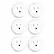 Alt View 1. Etekcity - Voltson 10A Mini Smart Wi-Fi Outlet Plug (6-pack) - White.