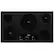 Front. Whirlpool - 36" Built-In Electric Cooktop with 5 Burners and FlexHeat Triple Radiant Element - Black.
