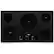 Front. Whirlpool - 36" Built-In Electric Cooktop with 5 Burners and FlexHeat Triple Radiant Element - Black Stainless Steel.