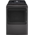 Front Zoom. GE Profile - 7.4 cu. ft. Smart Electric Dryer with Sanitize Cycle and Sensor Dry - Gray.