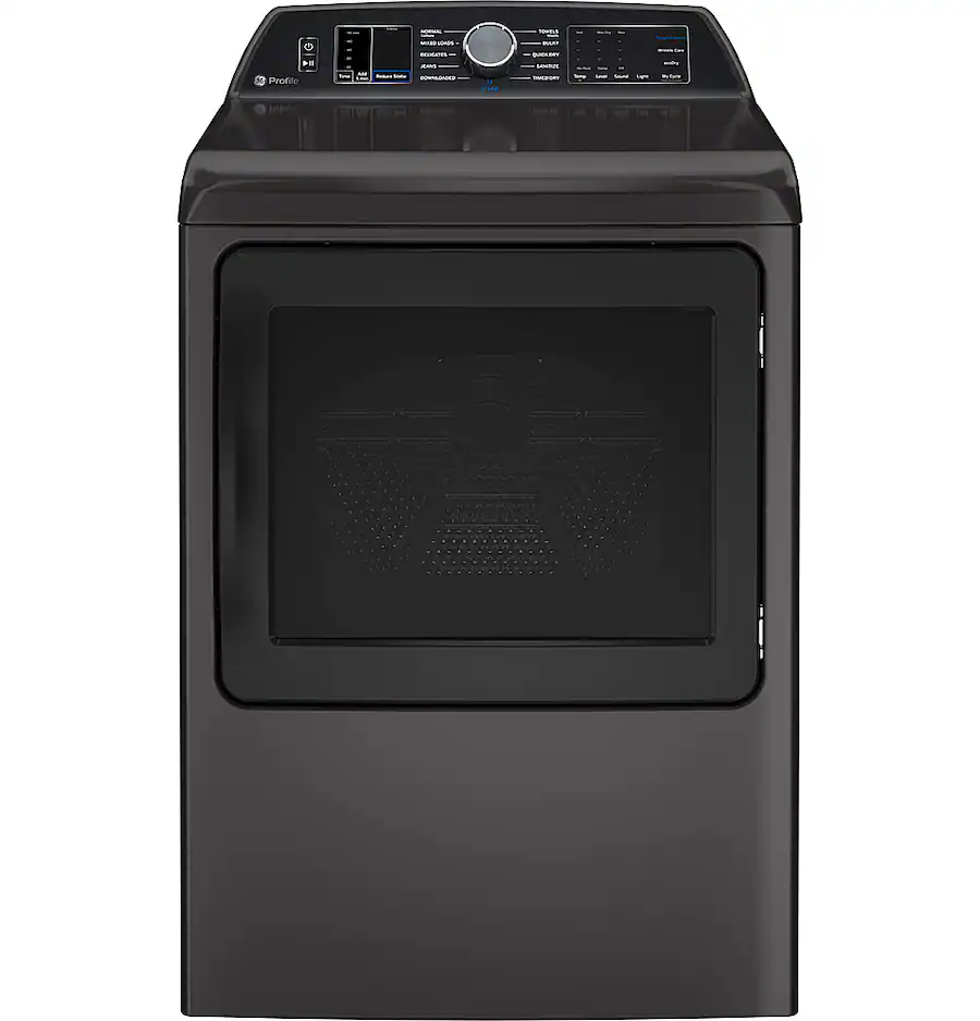 GE Profile 7.4 Cu. Ft. Smart Electric Dryer with Steam, Sanitize Cycle ...