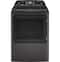 GE Profile - 7.4 Cu. Ft. Smart Electric Dryer with Steam, Sanitize Cycle and Sensor Dry - Gray