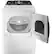 Angle. GE Profile - 7.4 cu. ft. Smart Electric Dryer with Sanitize Cycle and Sensor Dry - White.