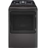 GE Profile - 7.4 Cu. Ft. Smart Gas Dryer with Steam, Sanitize Cycle and Sensor Dry - Diamond Gray