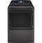 GE Profile - 7.4 Cu. Ft. Smart Gas Dryer with Steam, Sanitize Cycle and Sensor Dry - Diamond Gray