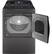 Alt View 2. GE Profile - 7.4 cu. ft. Smart Gas Dryer with Sanitize Cycle and Sensor Dry - Diamond Gray.