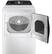 Angle. GE Profile - 7.4 cu. ft. Smart Gas Dryer with Sanitize Cycle and Sensor Dry - White.