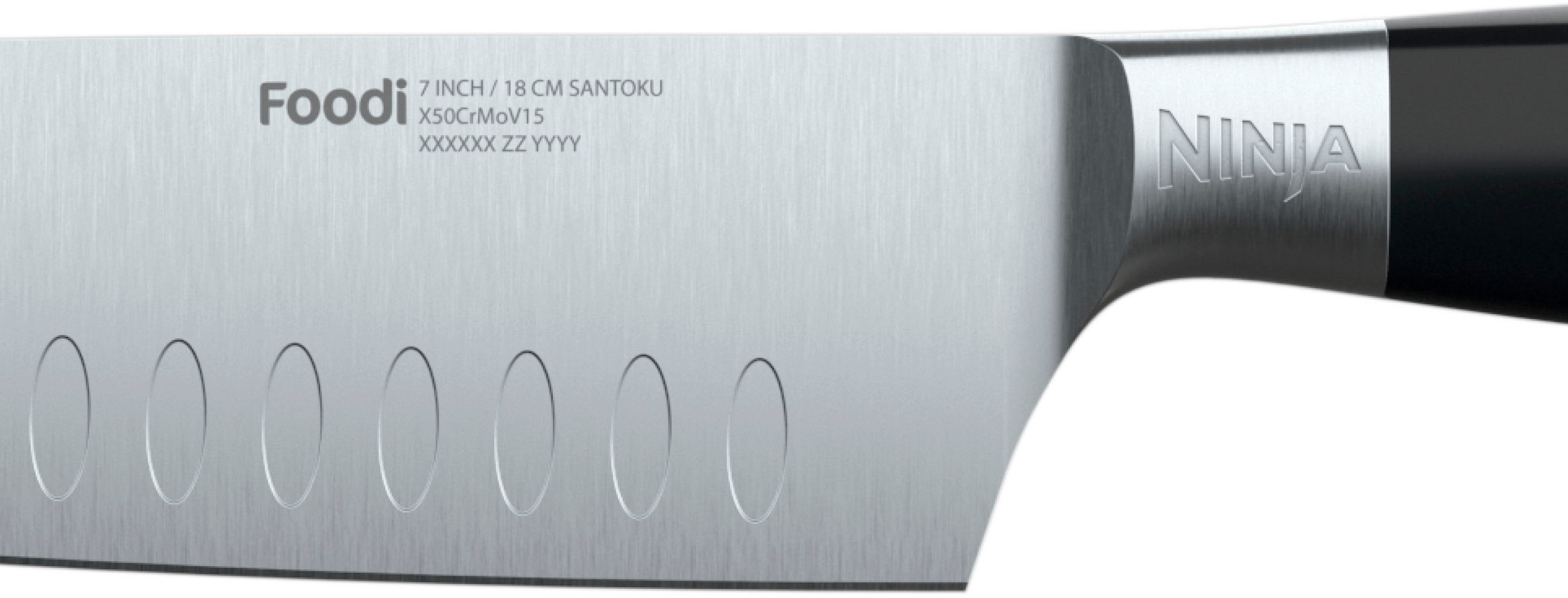  Ninja K30118 Foodi NeverDull System 7-Inch Santoku