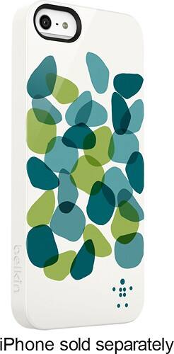 Angle Standard. Belkin - Petals Case for Apple® iPhone® 5 - Teal.