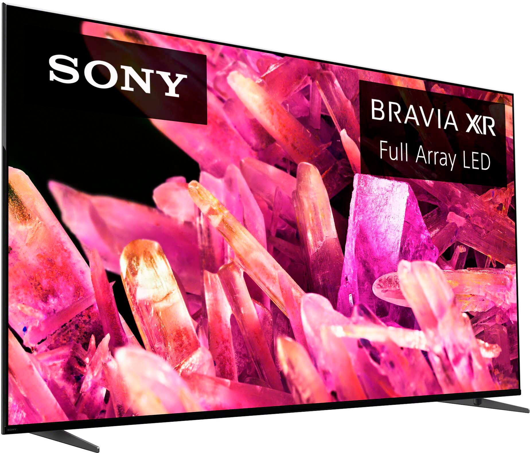 Left. Sony - 85" Class BRAVIA XR X90K LED 4K UHD Smart Google TV - Black.