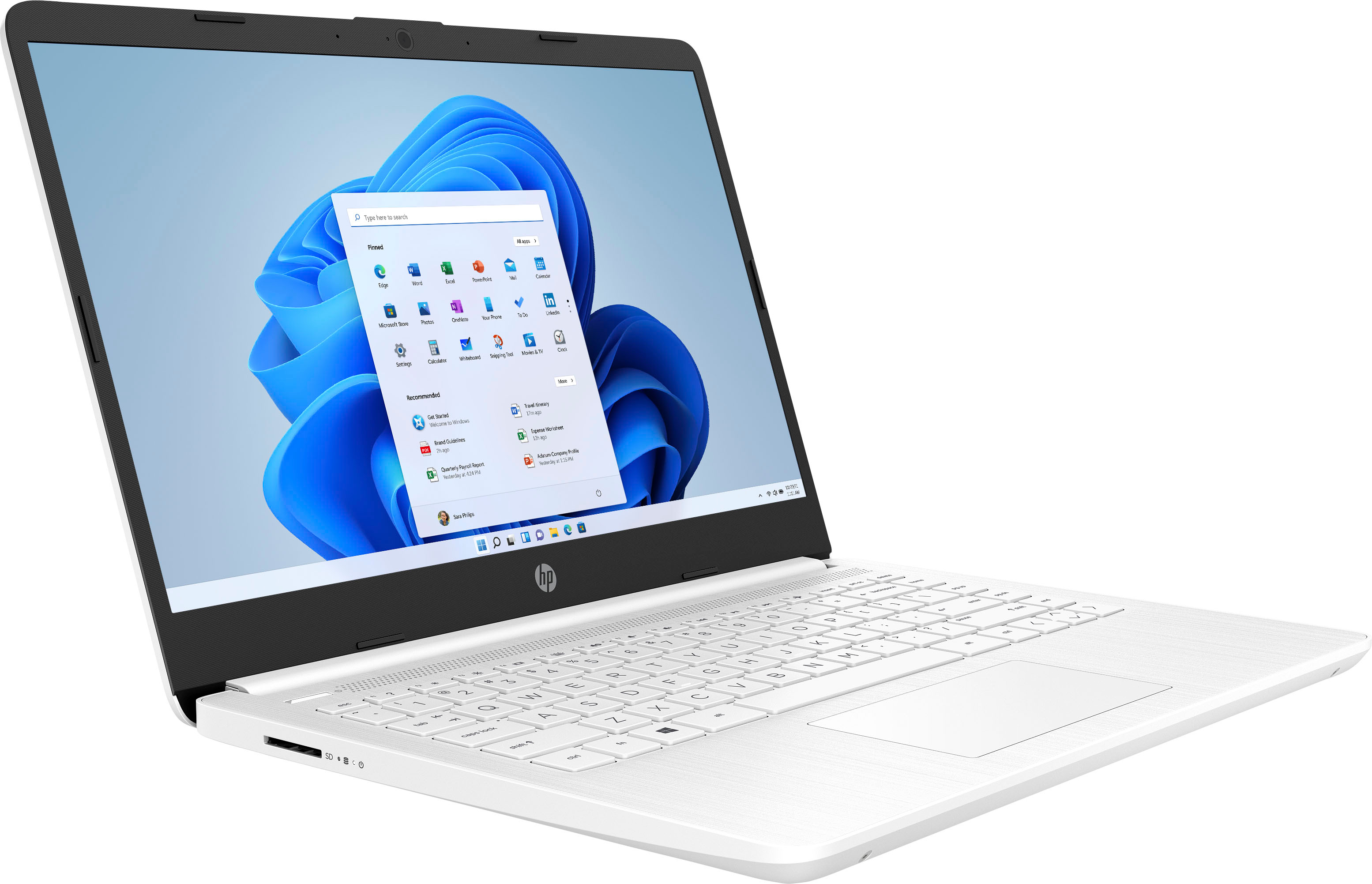 HP - 14" Laptop - Intel Celeron - 4GB Memory - 64GB eMMC - Snowflake White