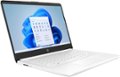 Angle Zoom. HP - 14" Laptop - Intel Celeron - 4GB Memory - 64GB eMMC - Snowflake White.