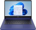 HP - 14" Laptop - Intel Celeron - 4GB Memory - 64GB eMMC - Indigo Blue