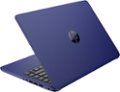 Alt View 1. HP - 14" Laptop - Intel Celeron - 4GB Memory - 64GB eMMC - Indigo Blue.