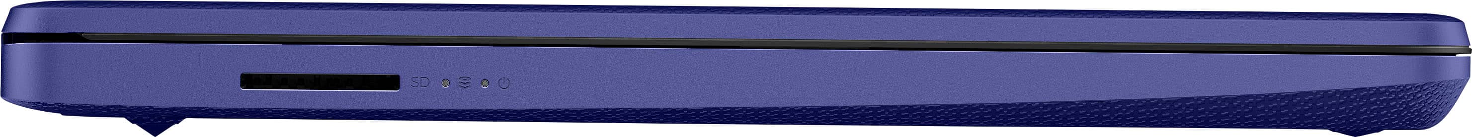 Alt View 4. HP - 14" Laptop - Intel Celeron - 4GB Memory - 64GB eMMC - Indigo Blue.