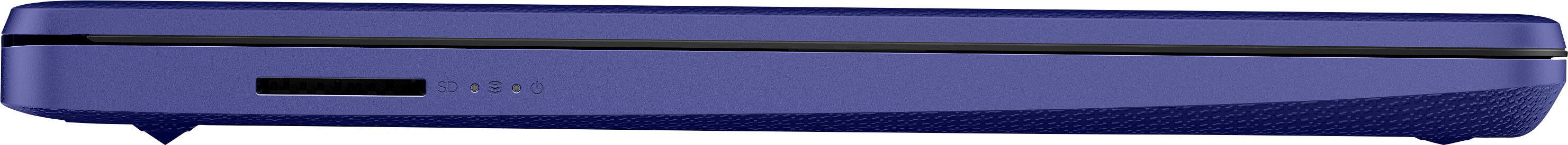 Alt View 4. HP - 14" Laptop - Intel Celeron - 4GB Memory - 64GB eMMC - Indigo Blue.