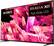 Angle. Sony - 75" Class BRAVIA XR X90K LED 4K UHD Smart Google TV - Black.