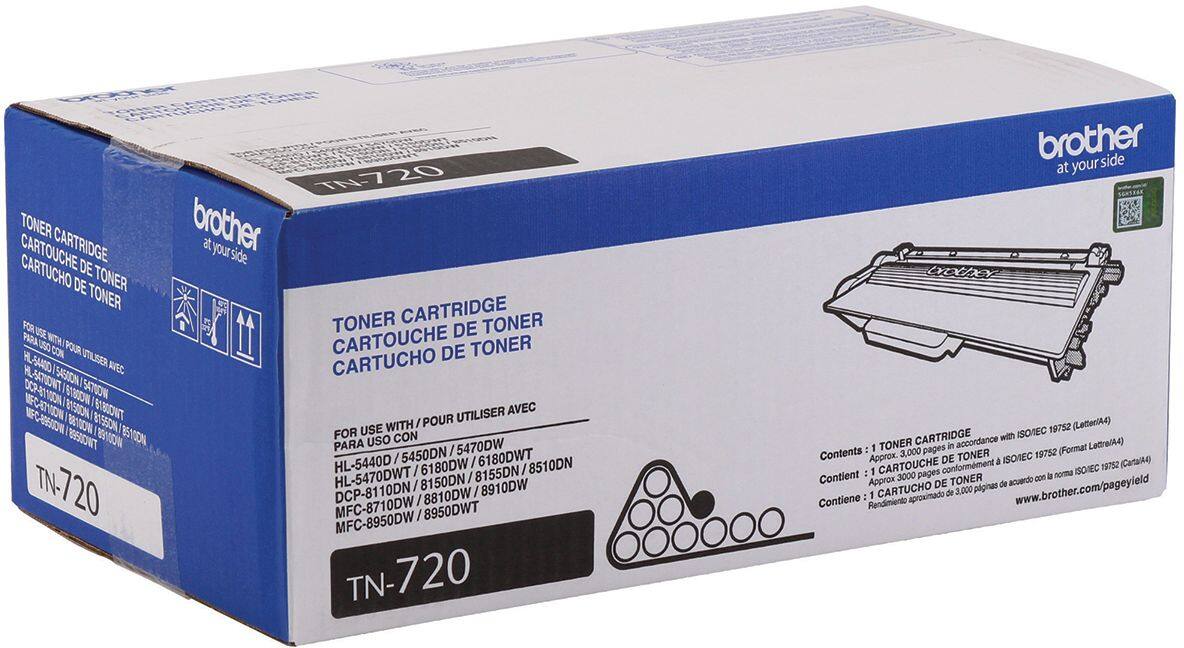 Alt View 13. Brother - TN720 High-Yield Toner Cartridge - Black.