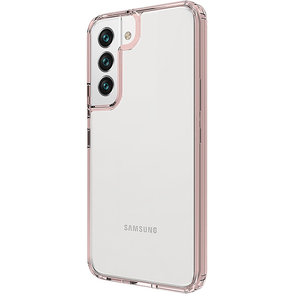 

SaharaCase - Hybrid-Flex Hard Shell Case for Samsung Galaxy S22+ - Clear/Rose Gold
