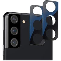 SaharaCase - ZeroDamage Camera Lens Protector for Samsung Galaxy S21 FE 5G (2-Pack) - Clear/Black - Angle_Zoom