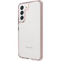 SaharaCase - Hybrid-Flex Hard Shell Case for Samsung Galaxy S22 - Clear/Rose Gold - Left_Zoom