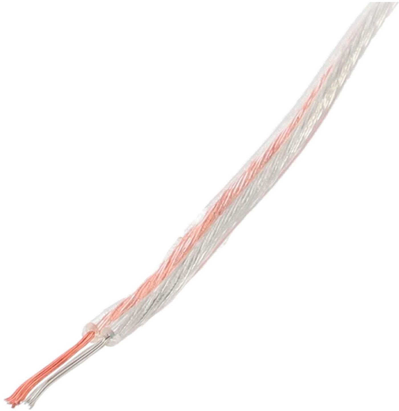 Alt View 13. Metra - 40' Spool 18-Gauge Speaker Wire - Clear.