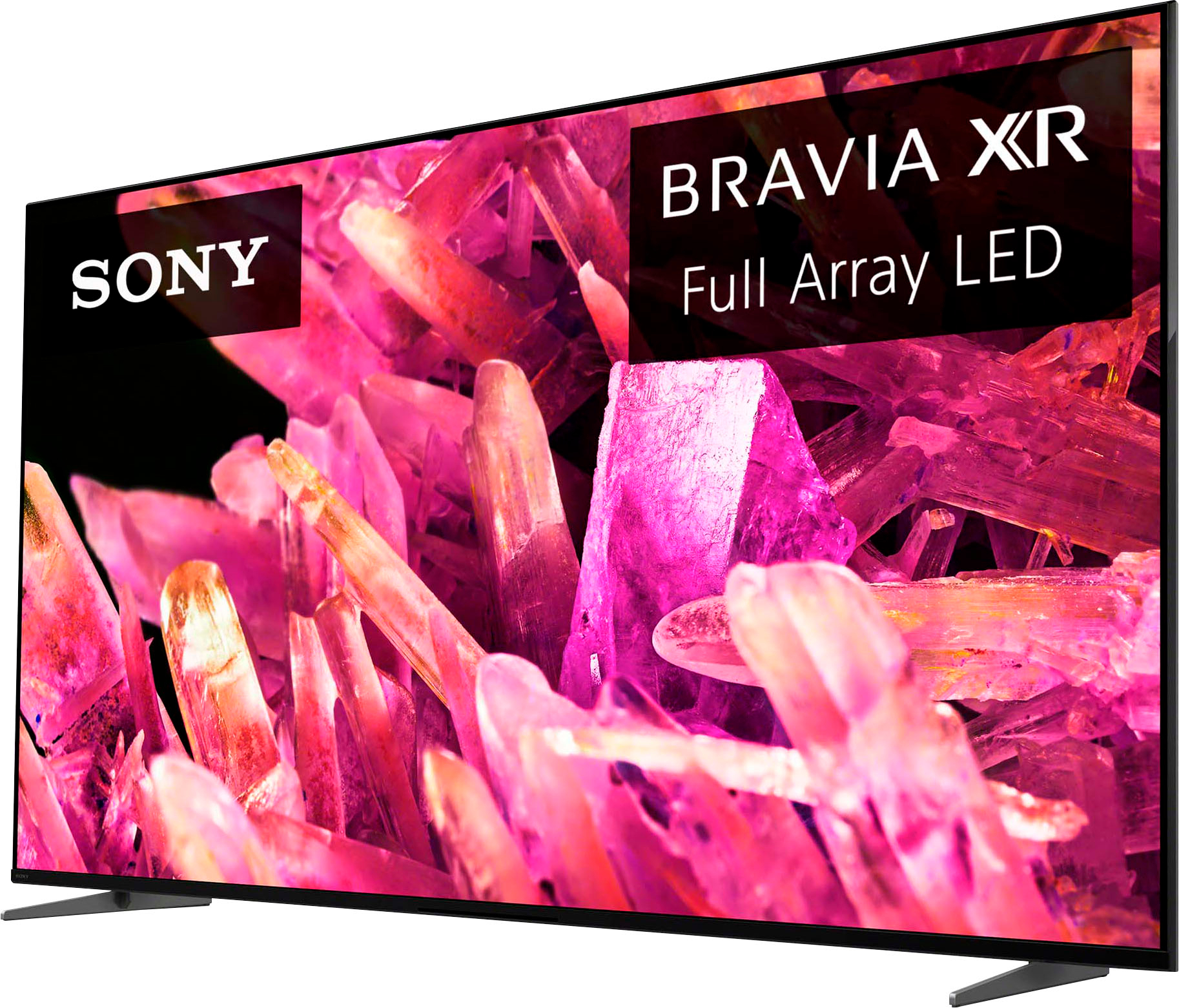 Angle View: Sony - 55" Class BRAVIA XR X90K 4K HDR Full Array LED Google TV