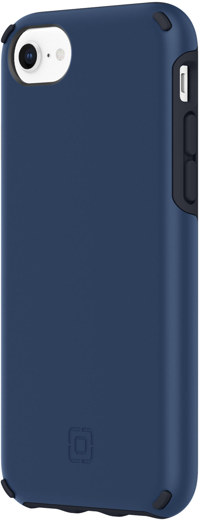 Angle View: Incipio - Duo Hard shell Case for Apple iPhone SE (3rd Generation) and iPhone 8/7/6/6s - Blue