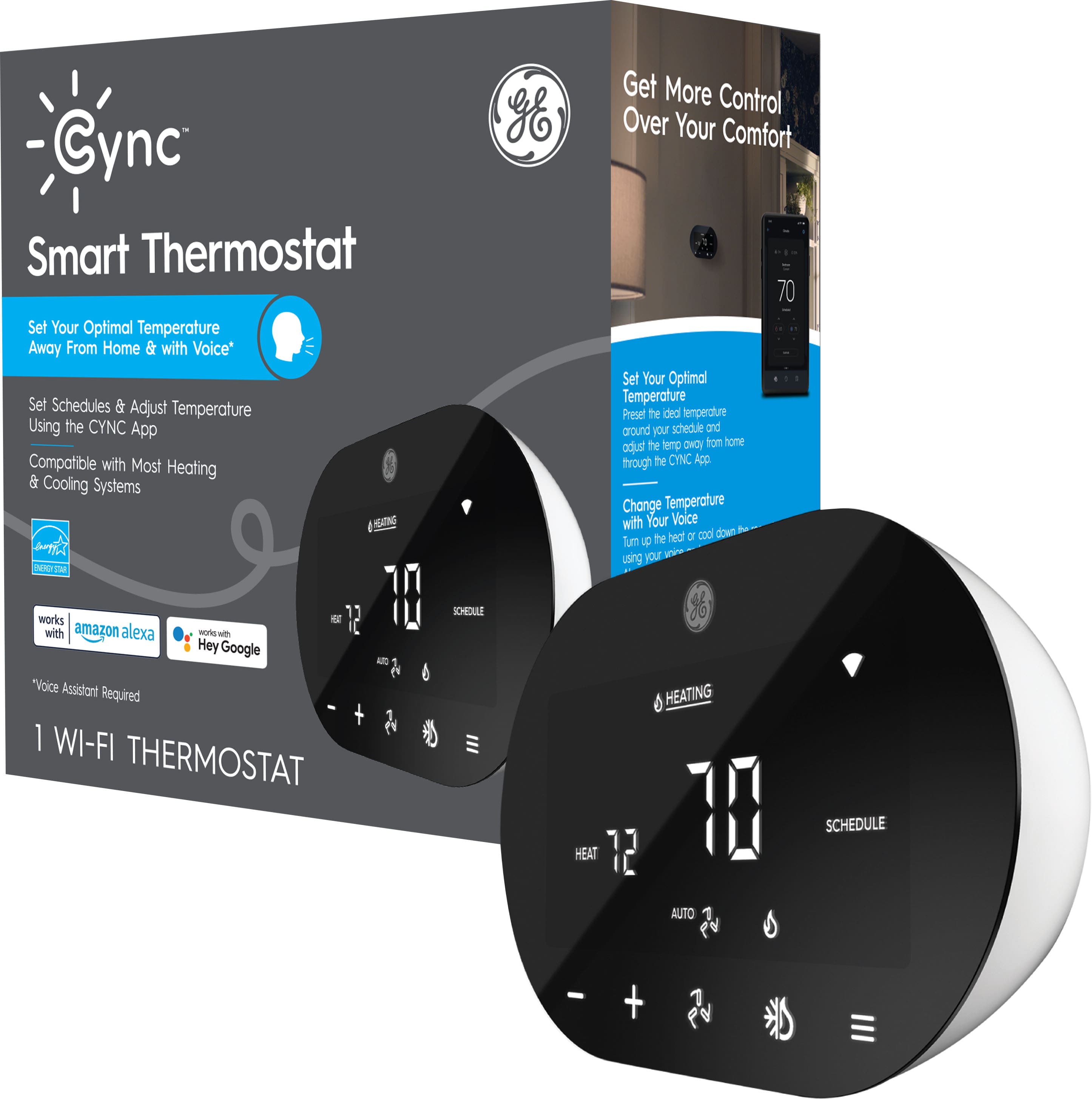 Cync Smart Thermostat Room Temperature Sensor