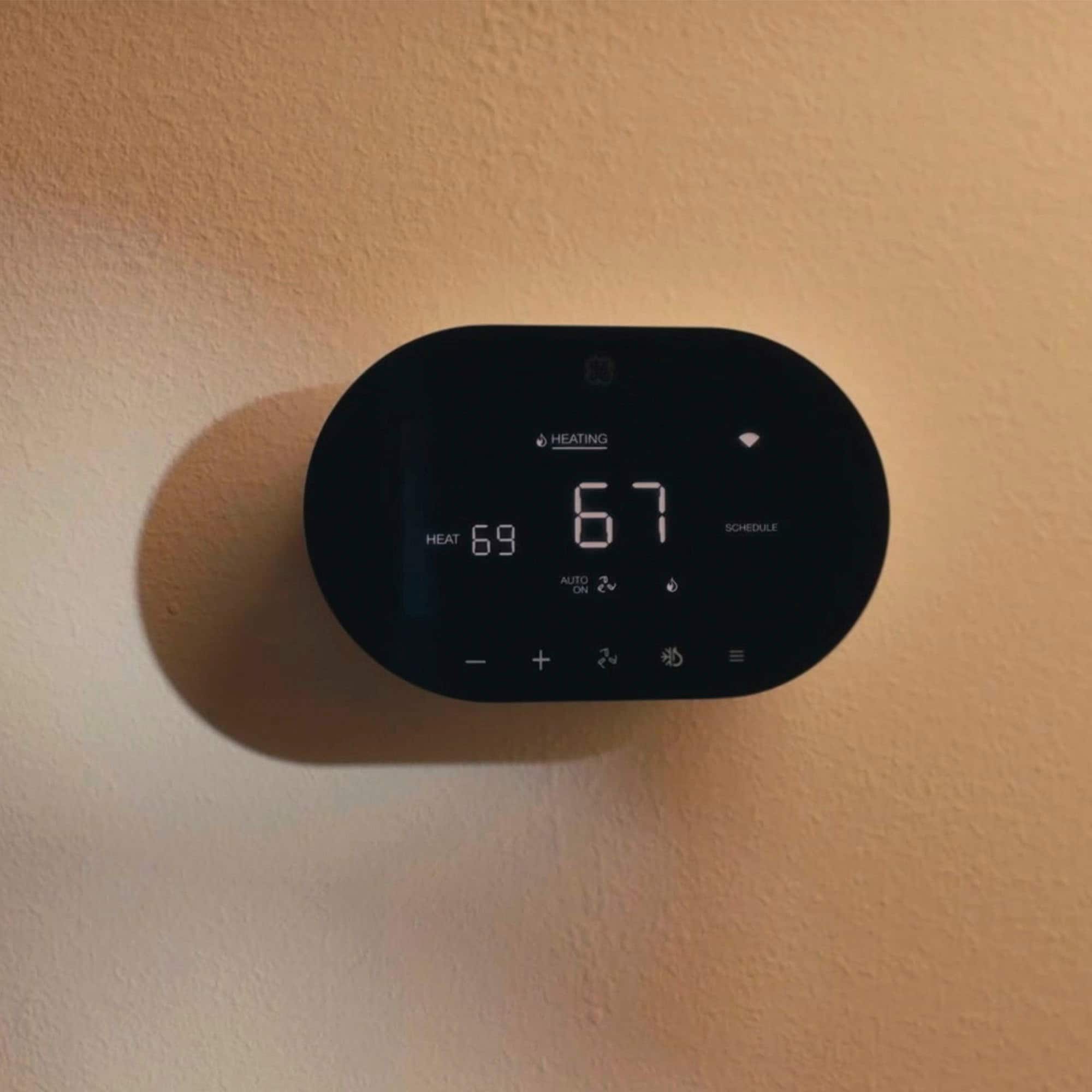 Alt View 17. GE - CYNC Smart Programmable Thermostat - White.