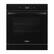 Front. Whirlpool - 24" Built-In Single Electric Convection Wall Oven with Adjustable Self-Clean Cycle - Black.