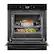 Alt View 12. Whirlpool - 24" Built-In Single Electric Convection Wall Oven with Adjustable Self-Clean Cycle - Black.
