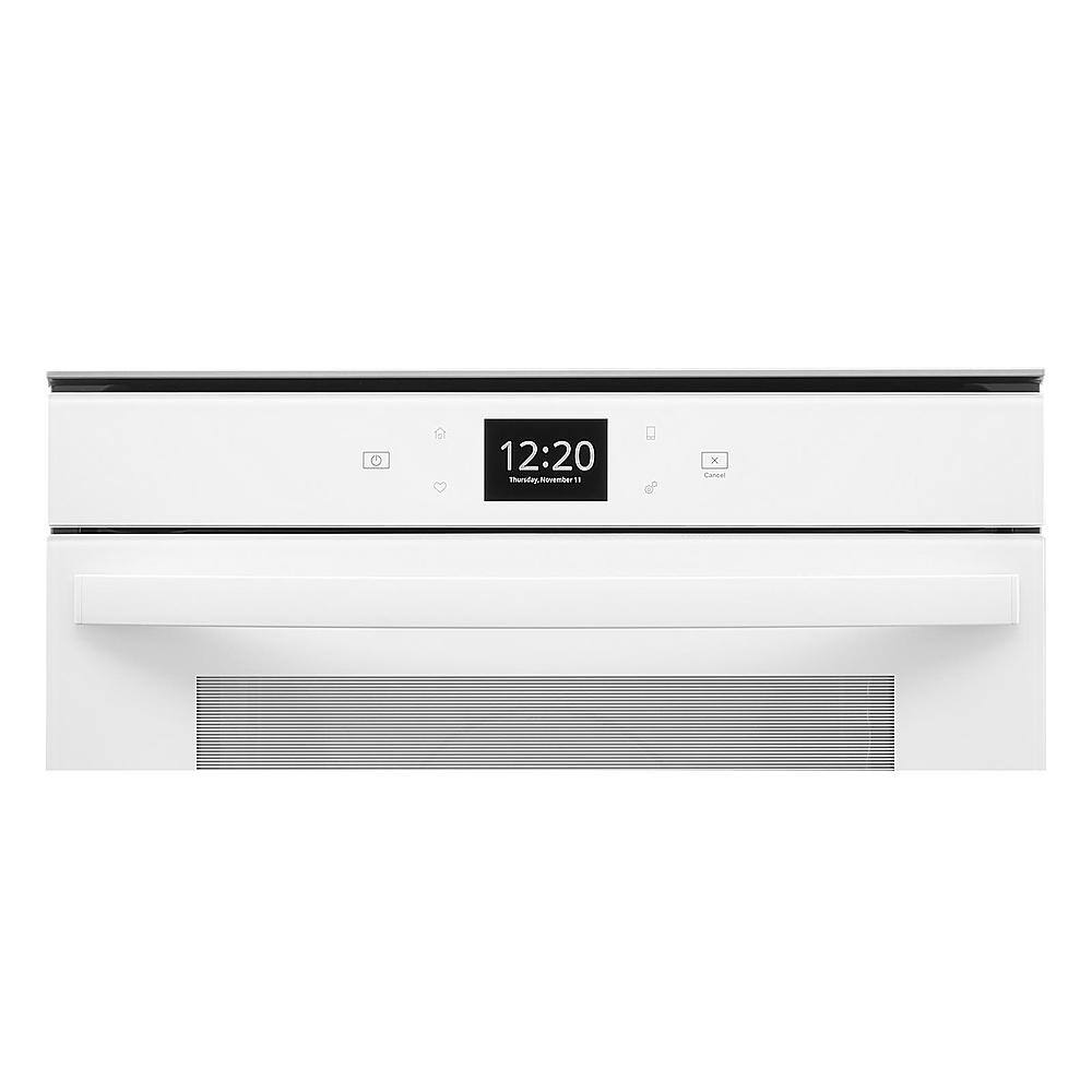 Alt View 2. Whirlpool - 24" Built-In Single Electric Convection Wall Oven with Adjustable Self-Clean Cycle - White.