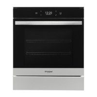 Whirlpool - 24" Built-In Single Electric Convection Wall Oven with Adjustable Self-Clean Cycle - Stainless steel - Front_Zoom
