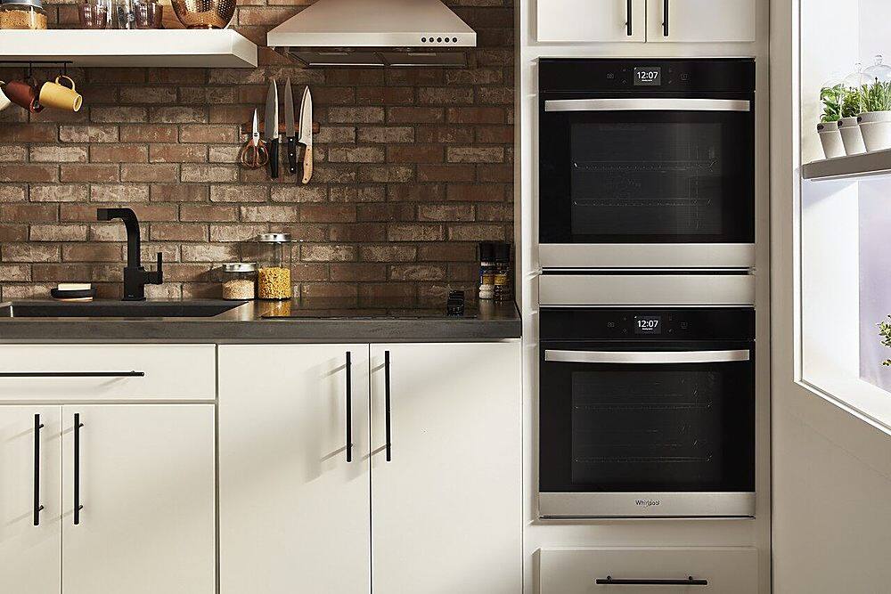 Alt View 15. Whirlpool - 24" Built-In Double Electric Convection Wall Oven with WiFi - Stainless Steel.