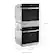Alt View 1. Whirlpool - 24" Built-In Double Electric Convection Wall Oven with WiFi - Stainless Steel.
