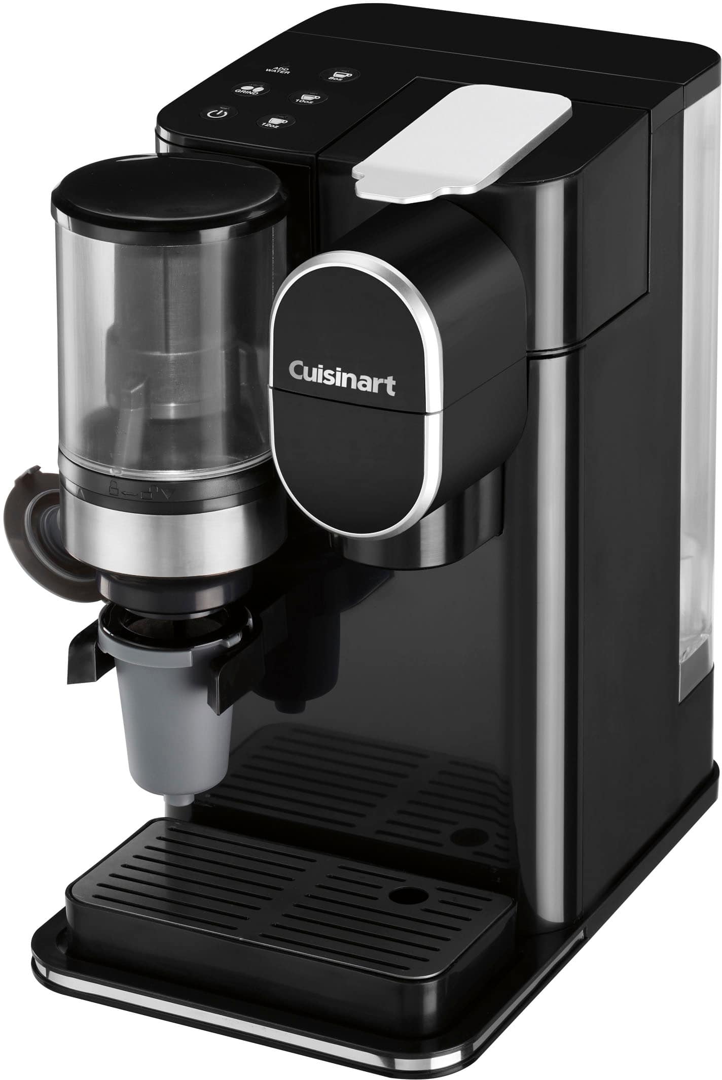 Alt View 13. Cuisinart - Grind & Brew Single-Serve Coffeemaker - Black.