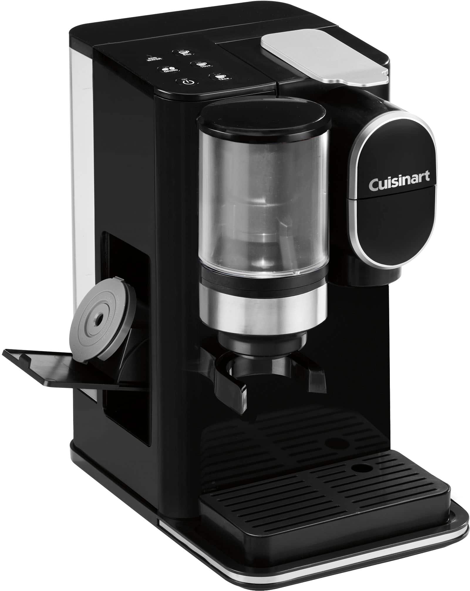 Alt View 11. Cuisinart - Grind & Brew Single-Serve Coffeemaker - Black.