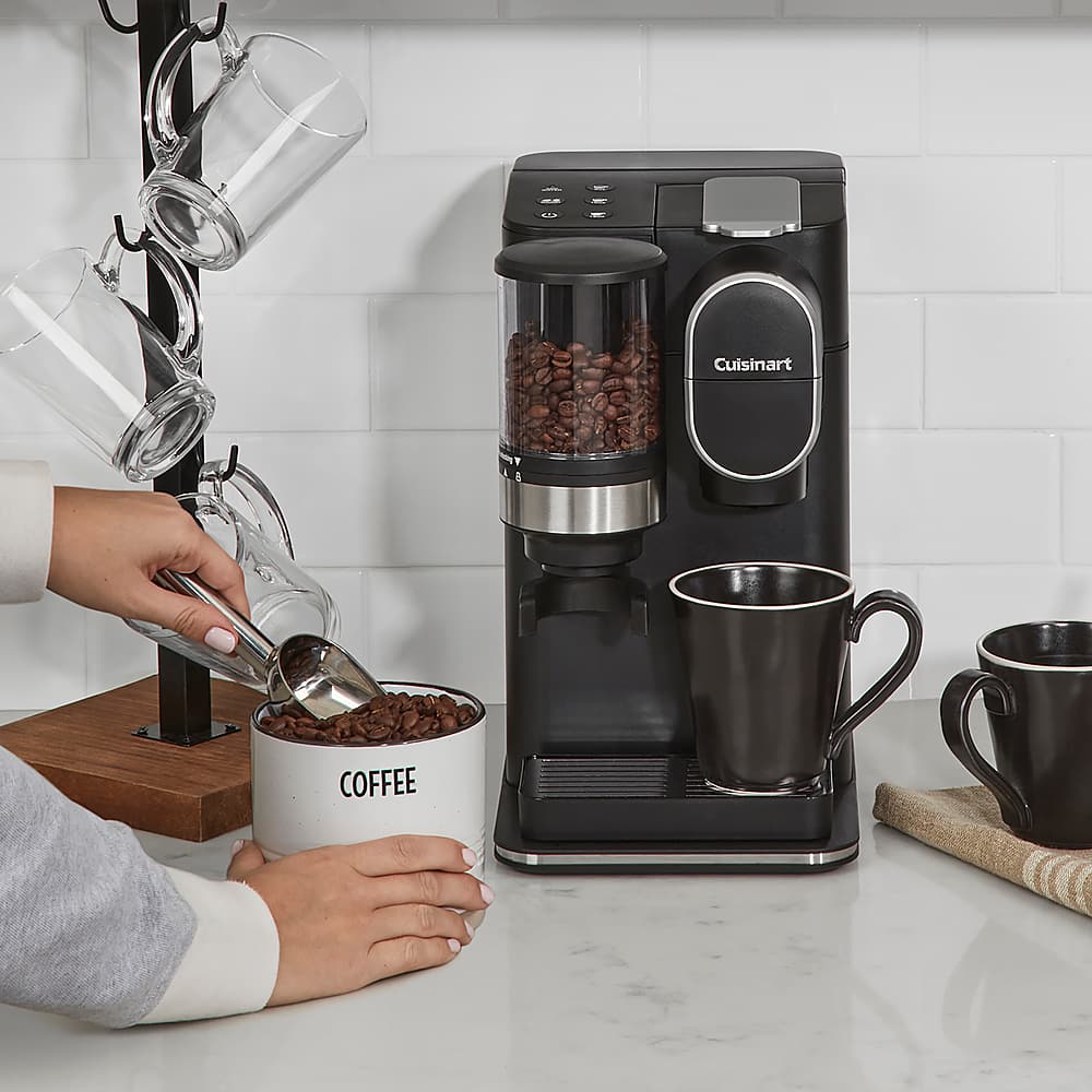 Alt View 33. Cuisinart - Grind & Brew Single-Serve Coffeemaker - Black.