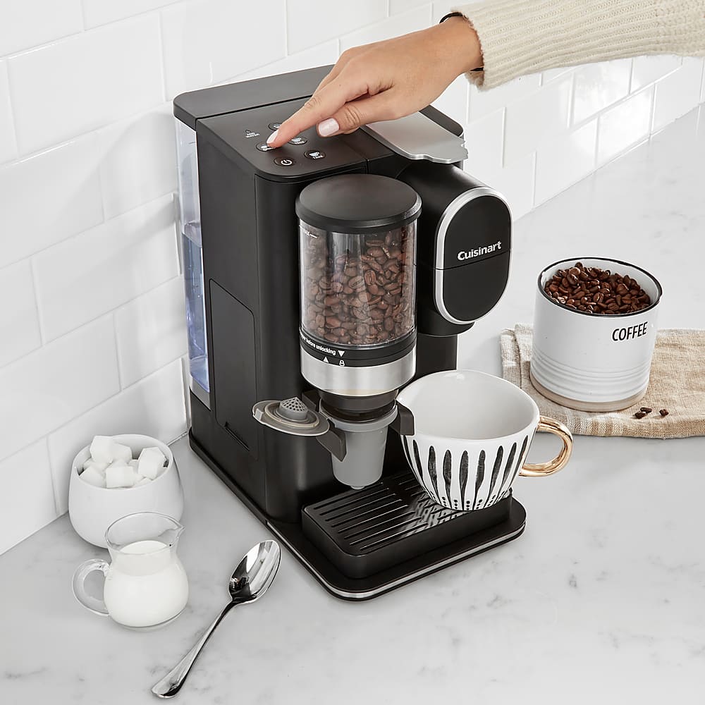 Alt View 40. Cuisinart - Grind & Brew Single-Serve Coffeemaker - Black.