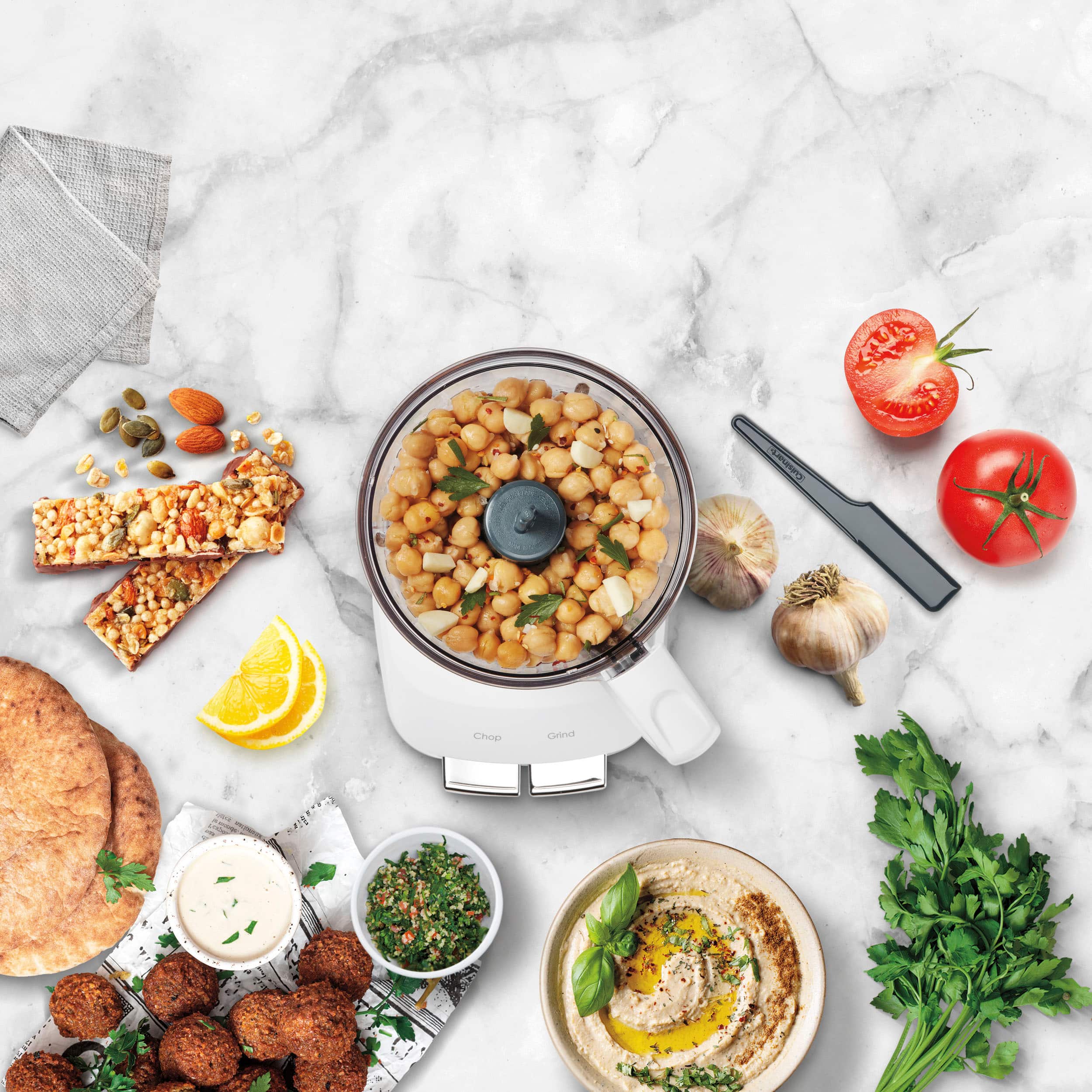 Alt View 16. Cuisinart - Core Custom 4-Cup Chopper - White.