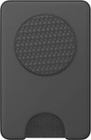 PopSockets - MagSafe PopWallet+ Cell Phone Wallet & Grip - Carbonite Weave - Front_Zoom
