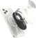 Alt View 12. PopSockets - MagSafe Pill-shape PopGrip Cell Phone Grip & Stand - White and Clear.