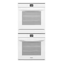 Whirlpool - 24" Built-In Double Electric Convection Wall Oven with WiFi - White