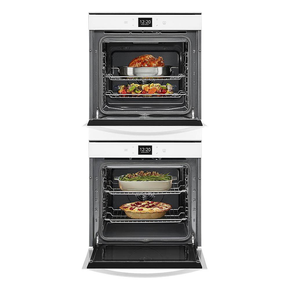 Alt View 12. Whirlpool - 24" Built-In Double Electric Convection Wall Oven with WiFi - White.